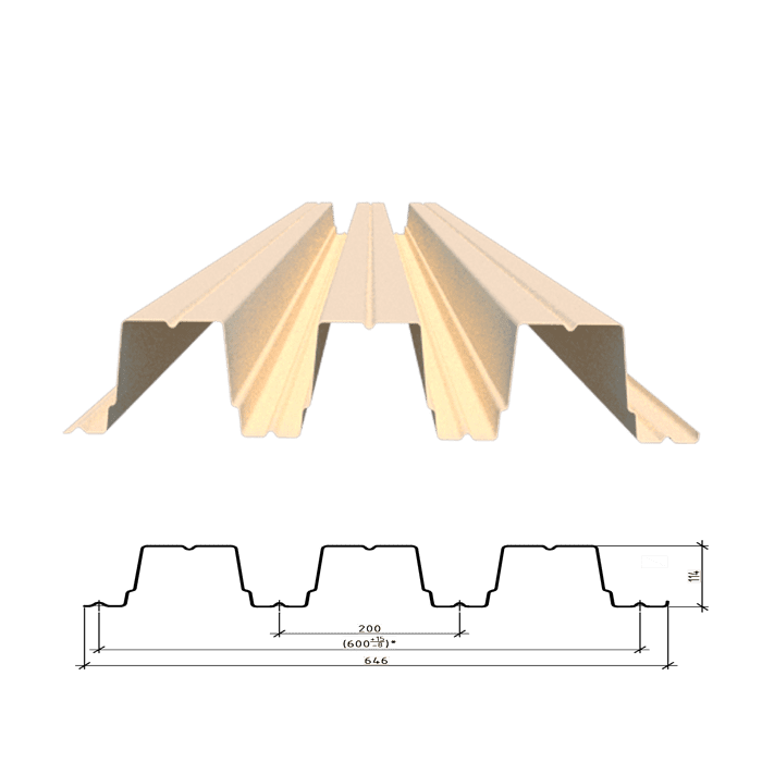 ПРОФИЛЬНЫЙ ЛИСТ Н114-600