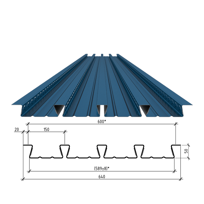 ПРОФИЛЬНЫЙ ЛИСТ СКН50Z-600